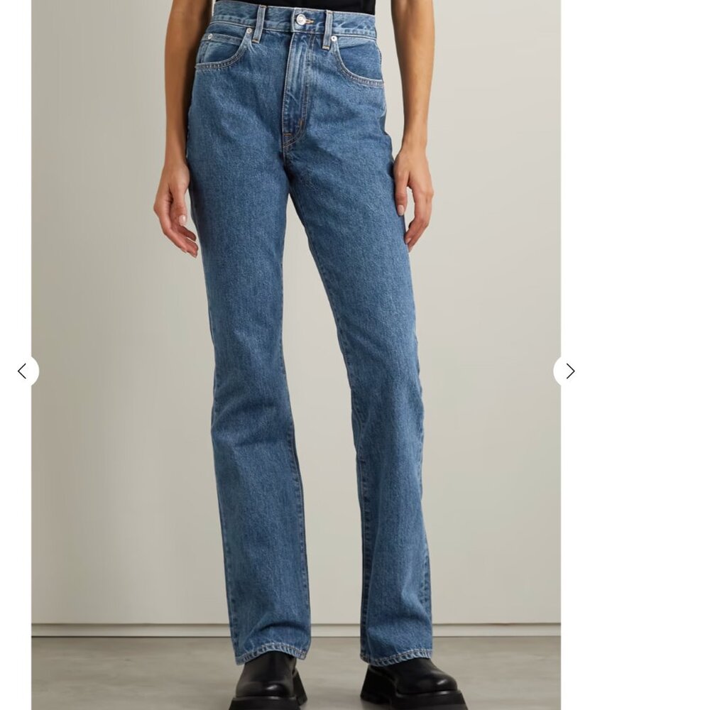 SLVRLAKE Charlotte high-rise flared jeans